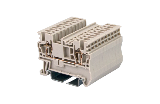 Cầu đấu Dinkle AK1.5 | 630V | 17.5A | 1.5 mm² (màu Beige)