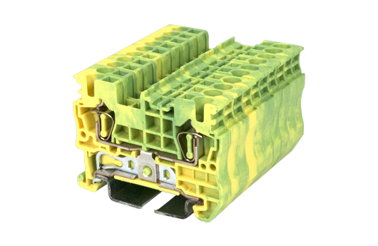 Cầu đấu Dinkle AK2.5-PE | 2.5 mm² (màu Green-Yellow)
