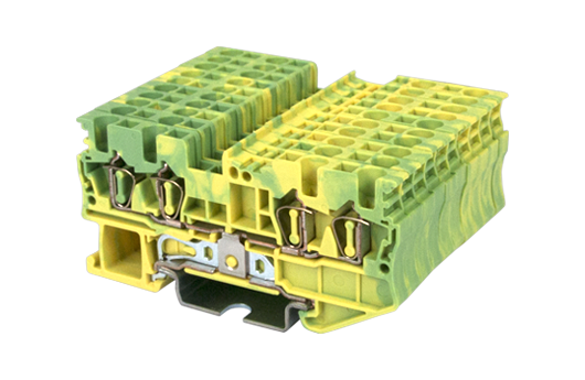 Cầu đấu Dinkle AK2.5-TR-PE | 800V | 2.5 mm² (màu Green-Yellow)