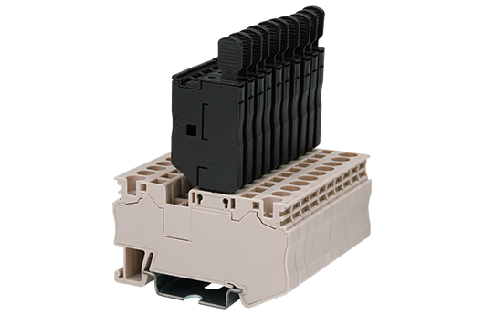 Cầu đấu Dinkle AK4-M | 400V | 6.3A | 4 mm² (màu Beige)