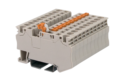 Cầu đấu động lực Dinkle AK4-TG | 400V | 30A | 4 mm² (màu Beige)