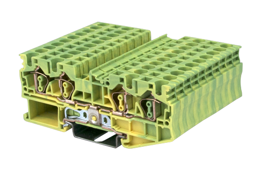 Cầu đấu Dinkle AK4-TR-PE | 800V | 4 mm² (màu Green-Yellow)
