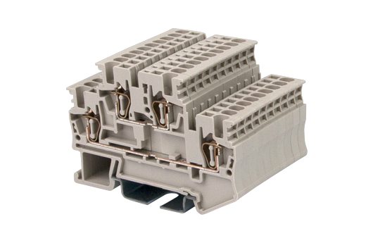 Cầu đấu Dinkle AKK1.5 | 630V | 17.5A | 1.5 mm² (màu Beige)