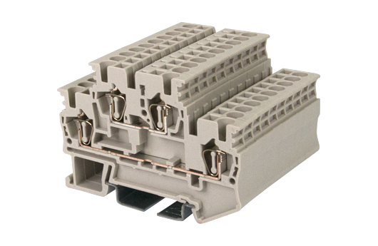 Cầu đấu Dinkle AKK2.5 | 630V | 20A | 2.5 mm² (màu Beige)