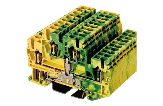 Cầu đấu Dinkle AKK2.5-PE | 630V | 2.5 mm² (màu Green-Yellow)