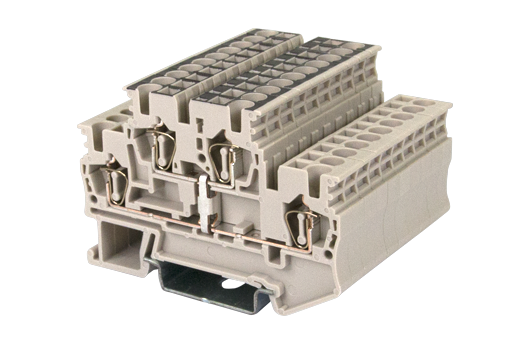 Cầu đấu Dinkle AKK2.5-PV | 630V | 20A | 2.5 mm² (màu Beige)