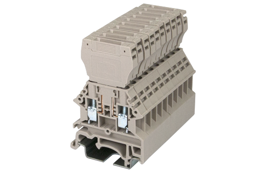Cầu đấu Dinkle DK4N-CP | 400V | 6A | 4 mm² (màu Xanh dương)
