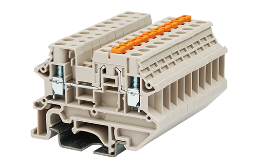 Cầu đấu động lực Dinkle DK4NS-TG | 800V | 32A | 4 mm² (màu Beige)