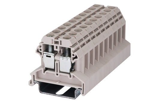 Cầu đấu động lực Dinkle DK6P | 500V | 41A | 6 mm² (màu Beige)