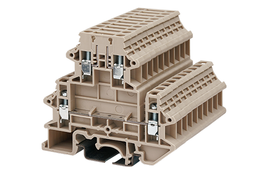 Cầu đấu động lực Dinkle DKK4N-T | 400V | 32A | 4 mm² (màu Beige)