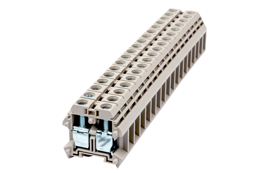 Cầu đấu động lực Dinkle PM6N | 500V | 41A | 6 mm² (màu Beige)
