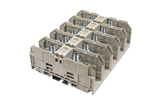 Cầu đấu động lực Dinkle DKM50 | 1500V | 150A | 50 mm² (màu Beige)