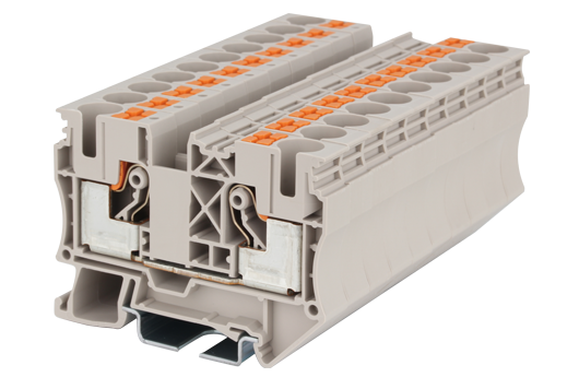 Cầu đấu động lực Dinkle DP10 | 1000V | 57A | 10 mm² (màu Beige)
