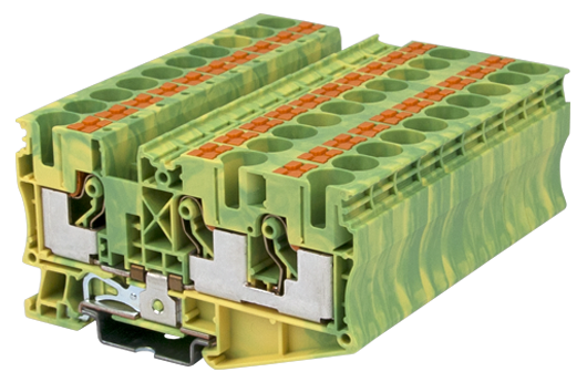 Cầu đấu Dinkle DP10-TN-PE | 1000V | 10 mm² (màu Green-Yellow)