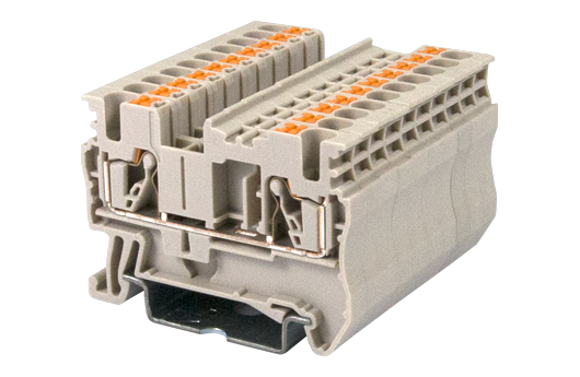 Cầu đấu Dinkle DP2.5N | 800V | 24A | 2.5 mm² (màu Beige)
