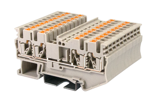 Cầu đấu Dinkle DP2.5N-TR | 800V | 24A | 2.5 mm² (màu Beige)