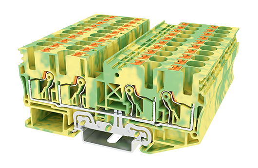 Cầu đấu Dinkle DP6N-TR-PE | 1000V | 6 mm² (màu Green-Yellow)