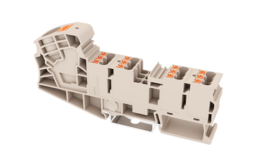 Cầu đấu động lực Dinkle DPD16-P001 | 1000V | 76A | 2.5 mm² (màu Beige)