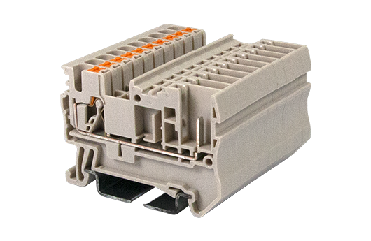 Cầu đấu Dinkle DPES2.5 | 800V | 24A | 2.5 mm² (màu Beige)