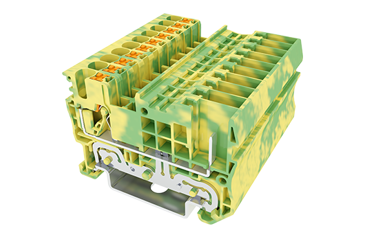 Cầu đấu Dinkle DPES2.5-PE | 800V | 2.5 mm² (màu Green-Yellow)