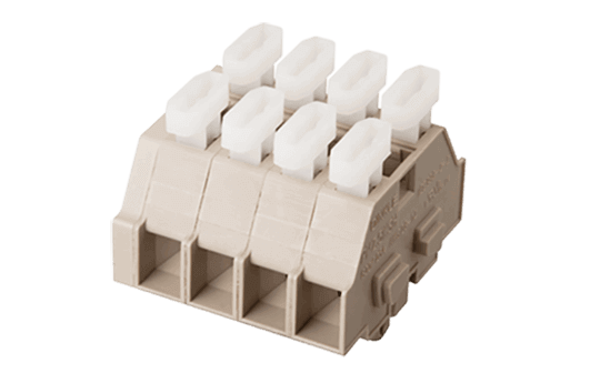 Cầu đấu Dinkle PM2.5WSHA | 630V | 24A | 2.5 mm² (màu Beige)