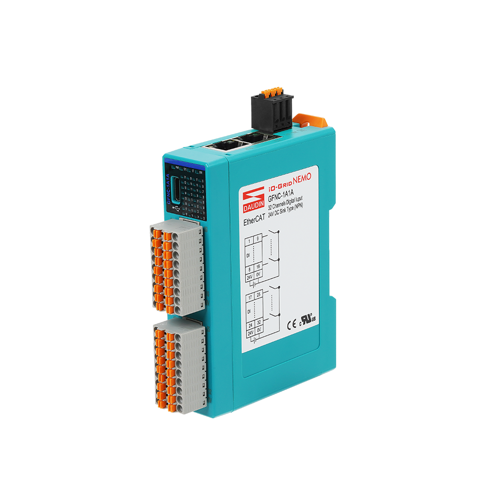 GFNC-1A1A – Module Remote I/O EtherCAT, 32DI, Sink (NPN)