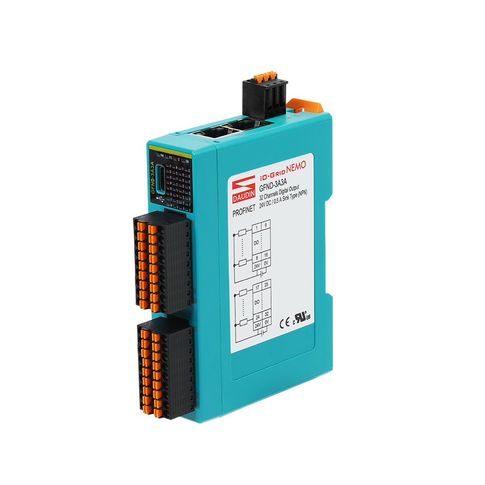 GFND-3A3A – Module Remote I/O PROFINET, 32DO, Sink (NPN)