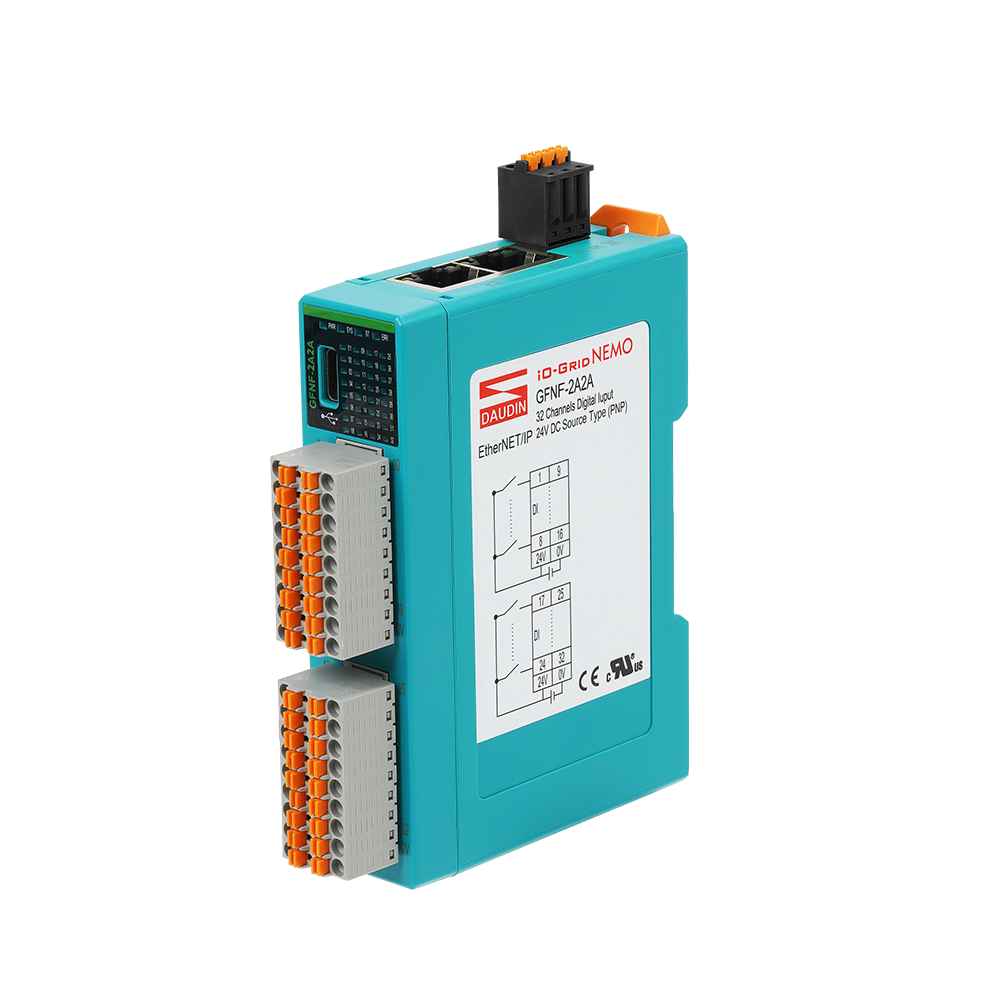 GFNF-2A2A – Module Remote I/O EtherNet/IP, 32DI, Source (PNP)