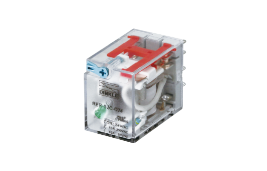 Relay trung gian 8 chân 2 cặp tiếp điểm coil 110/120VAC/10A