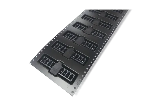In tape-on-reel packing